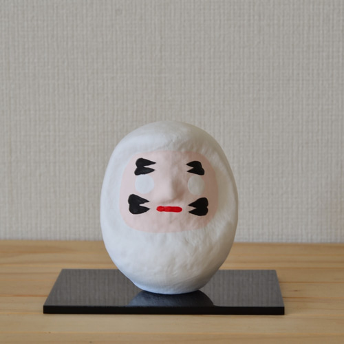 白河だるま 白 85mm その他インテリア雑貨 shirakawadaruma 通販 
