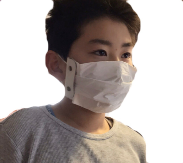 本革マスクホルダー　生活防水レザー　自作マスクに 9枚目の画像