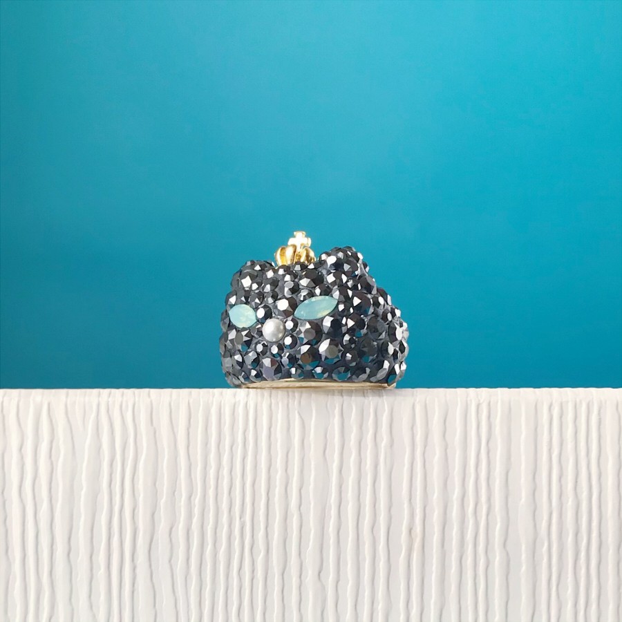 swarovski ring《黒猫の王様》