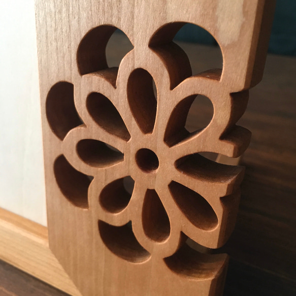 L判　写真立て　菊　チェリー 4枚目の画像