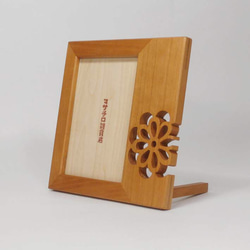 L判　写真立て　菊　チェリー 8枚目の画像