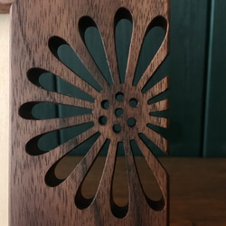 L判　写真立て　デージー　ウォールナット 4枚目の画像