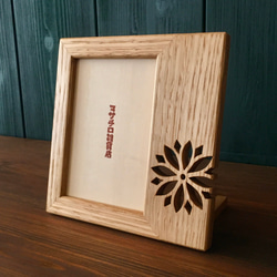 L判　写真立て　ダリア　クリ 1枚目の画像