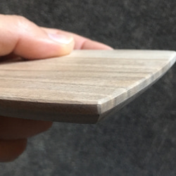 コースター５枚組　岐阜県産材　天然木一枚板無垢材 5枚目の画像
