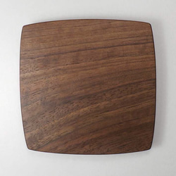 コースター　ウォールナット　天然木一枚板無垢材 3枚目の画像