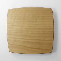 コースター　国産 朴（ほお）　天然木一枚板無垢材 3枚目の画像