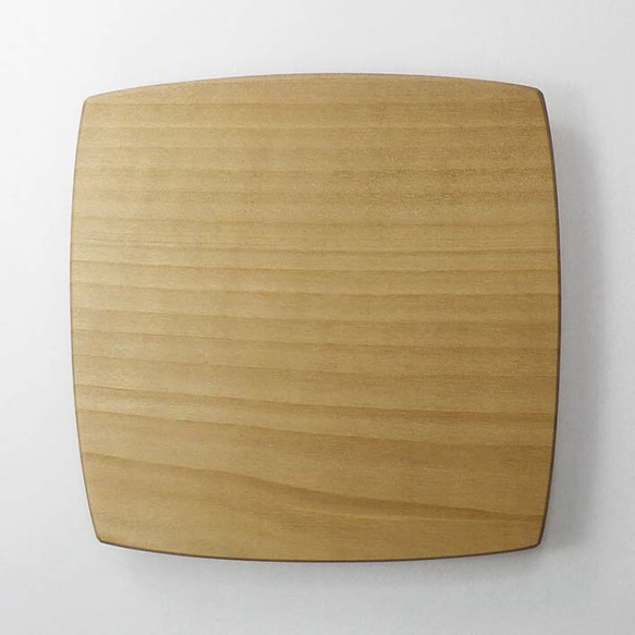 コースター　国産 朴（ほお）　天然木一枚板無垢材 3枚目の画像