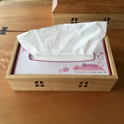 黒い屋根のお家のティッシュケース 14枚目の画像