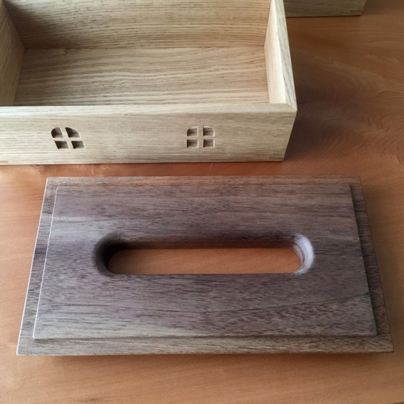 黒い屋根のお家のティッシュケース 12枚目の画像