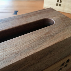 黒い屋根のお家のティッシュケース 10枚目の画像