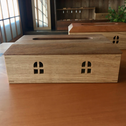 黒い屋根のお家のティッシュケース 8枚目の画像