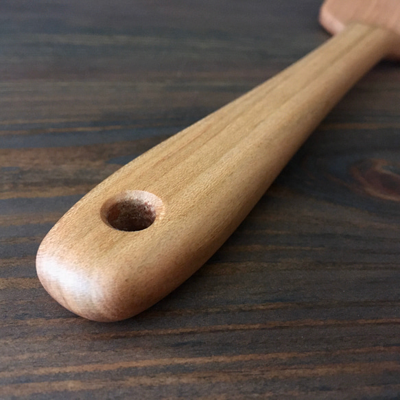 木のフライ返し　山桜 8枚目の画像