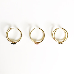 heart ring（Crystal Rose Gold） 5枚目の画像