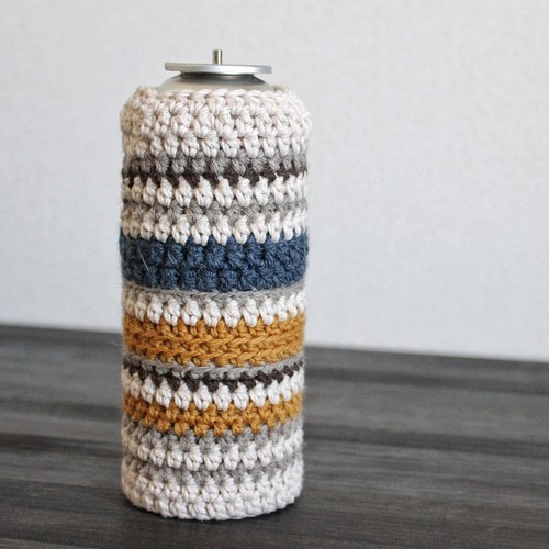 キャンプや登山にcb缶カバー＊レトロオレンジ＊ガス缶カバー その他