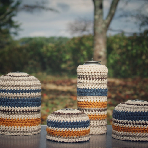 キャンプや登山にcb缶カバー＊レトロオレンジ＊ガス缶カバー その他