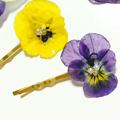 1700円 ビオラ あじさい 髪飾り 紫陽花の髪飾り（ラベンダー） - airaka｜花飾りのアトリエ
