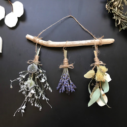 流木とドライフラワースワッグ〜lavender〜 1枚目の画像