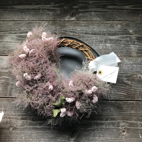 ドライフラワー ハーフリース スモークツリー インテリア 雑貨