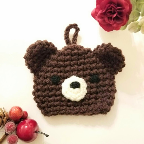 カピバラのアクリルたわし　二枚仕立て　2枚組 カピバラのアクリルたわし 二枚仕立て 2枚組