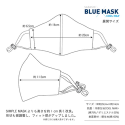 冷感藍染 BLUE MASK 9枚目の画像