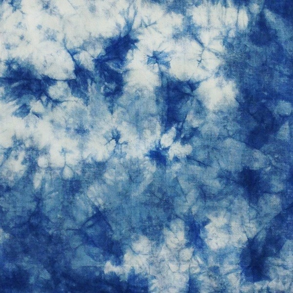 藍染手ぬぐい 〜淡華の湖〜 2枚目の画像