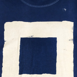 藍染Tシャツ (スクエア) 2枚目の画像