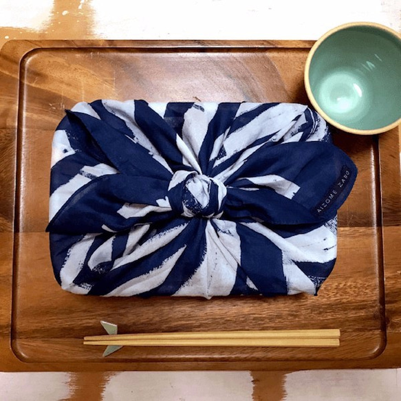 藍染バンダナ -白樺- 3枚目の画像