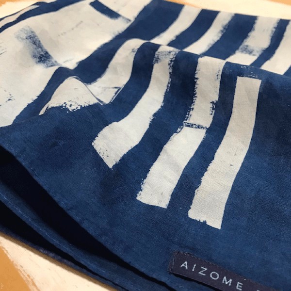 藍染バンダナ -白樺-