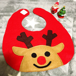 ☆Xmas＊°☆サンタスタイ スタイ・よだれかけ R＊mama 通販