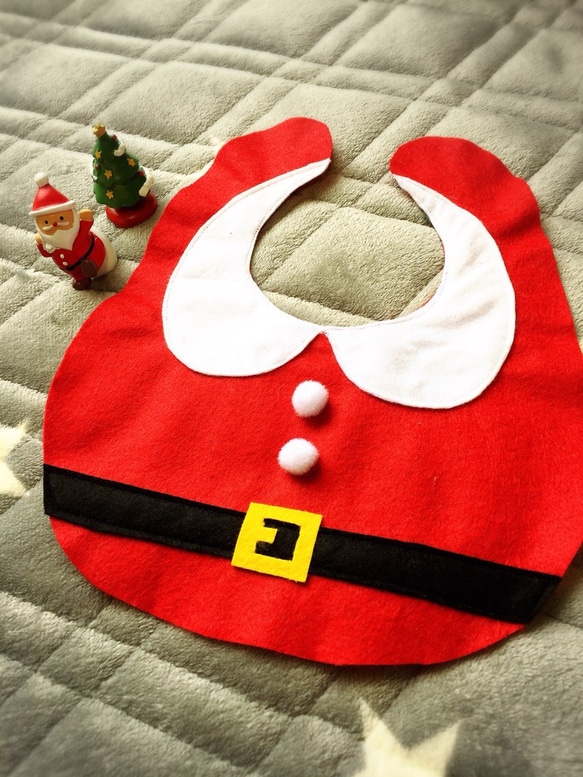 ☆Xmas＊°☆サンタスタイ スタイ・よだれかけ R＊mama 通販 4965135