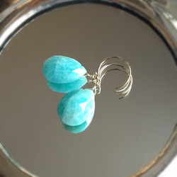 ※山岡様専用※14kgf/Amazonite in Perù Drop cut p-er 3枚目の画像