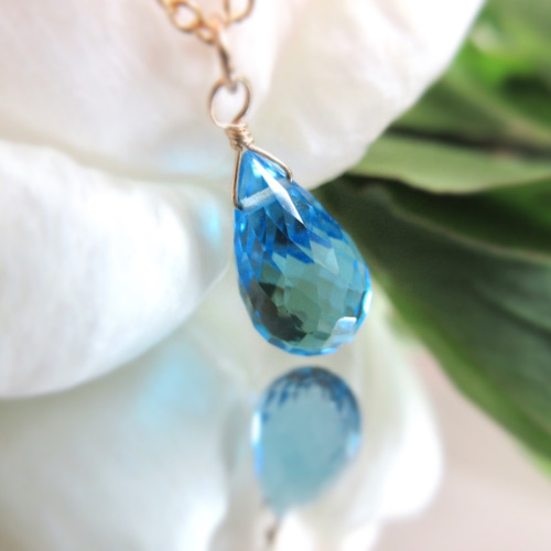 Kgf14 宝石ルース アクアマリン ファセット スイスブルートパーズ 11月