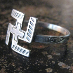 ナバホ卍リング 0_9a023b6893b2f574331c13f5a79a