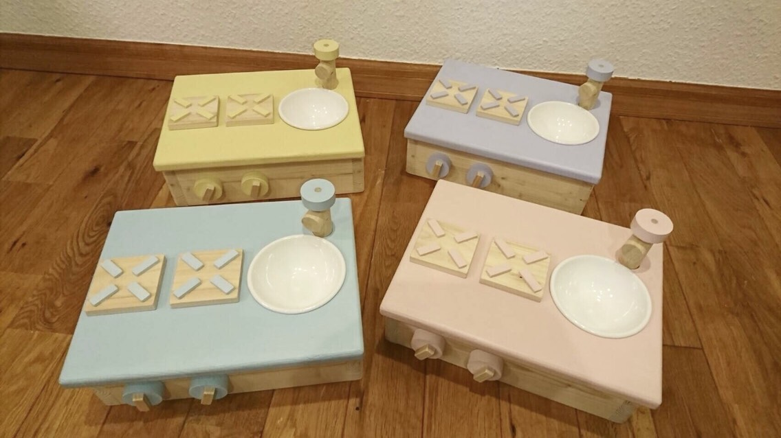 ハンドメイド☆卓上ミニキッチン ハンドメイド卓上ミニキッチン ☆送料無料☆ ままごとキッチンシリーズ