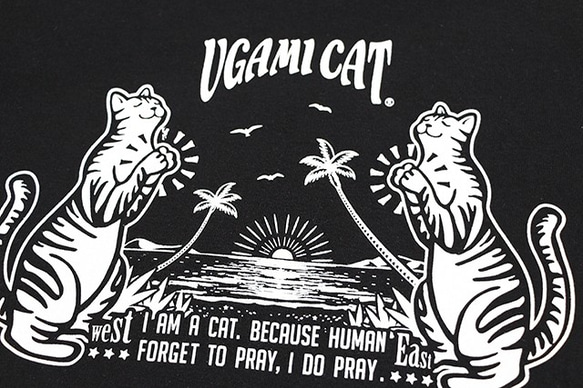 沖縄Tシャツ　UGAMI CAT 2018 バージョン 6枚目の画像