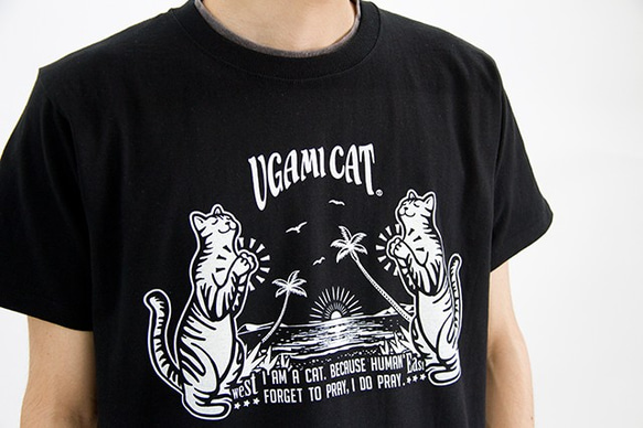 沖縄Tシャツ　UGAMI CAT 2018 バージョン 7枚目の画像