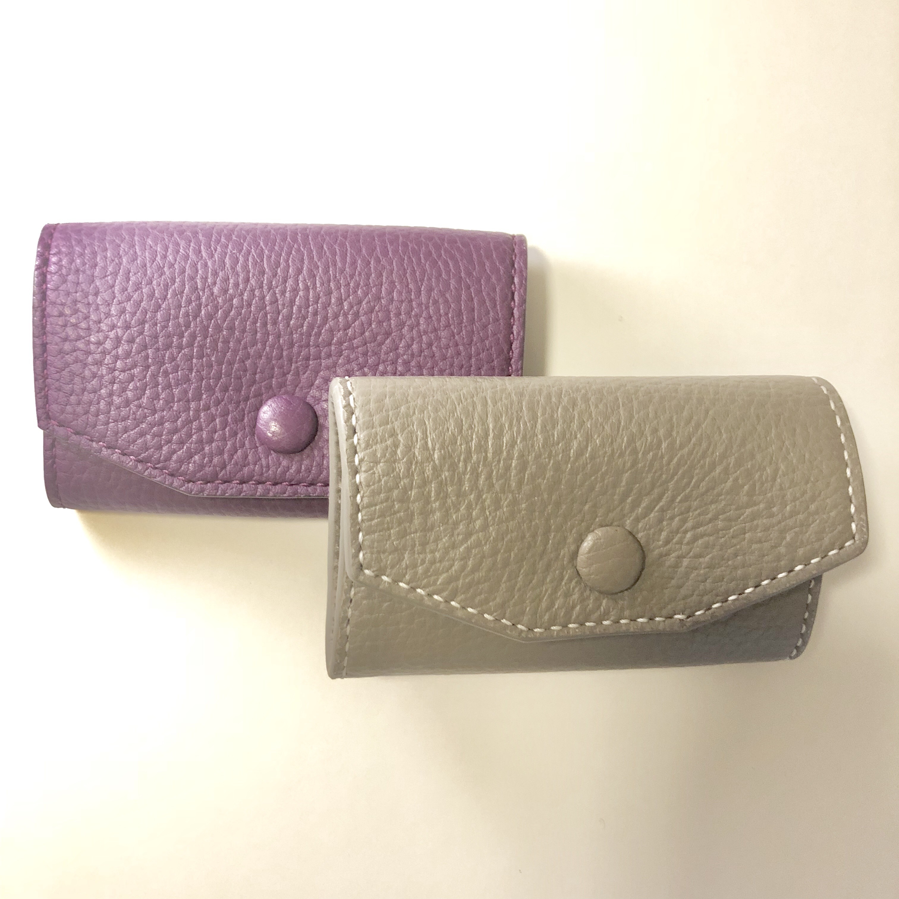 キーケース シュリンクレザー 6連 パープル