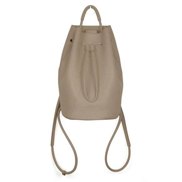 Blanc de Blancs bucket backpack- warm grey 4枚目の画像