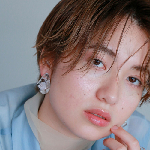 氷面鏡-himokagami-／ﾋﾟｱｽ•ｲﾔﾘﾝｸﾞ イヤリング・ノンホールピアス