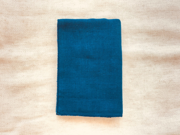 有機棉藍染三重紗布手帕小 第2張的照片
