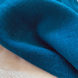 有機棉藍染三重紗布手帕小 第3張的照片
