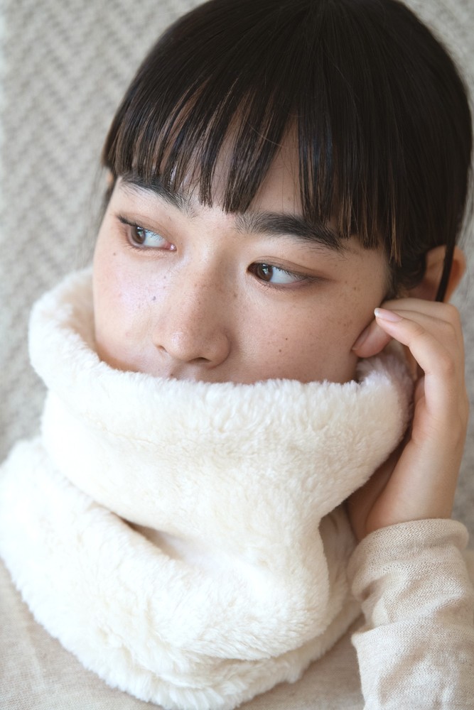 Organic Cotton Fur ふわふわネックウォーマー【Bigサイズ】