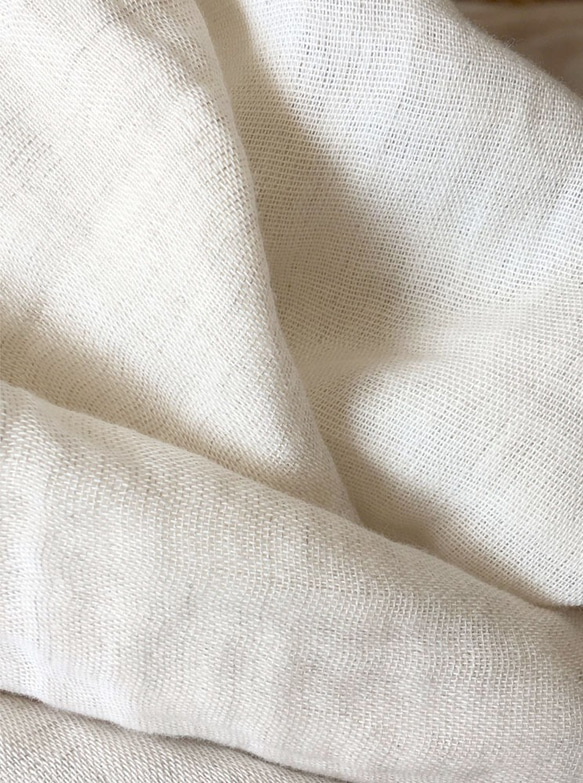 Organic Cotton＆linen　Wガーゼスヌード 3枚目の画像