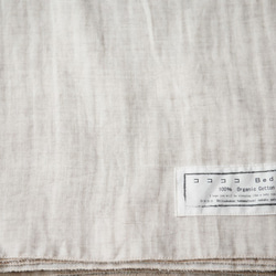 Organic Cotton＆linen　Wガーゼシーツ 3枚目の画像