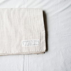 Organic Cotton＆linen　Wガーゼシーツ 4枚目の画像