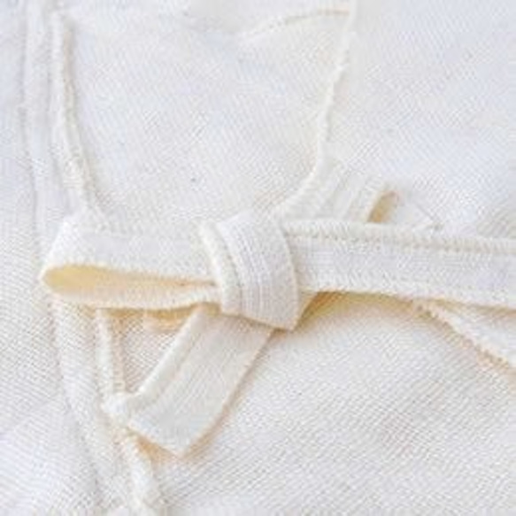有機棉三層紗嬰兒短內衣 第3張的照片