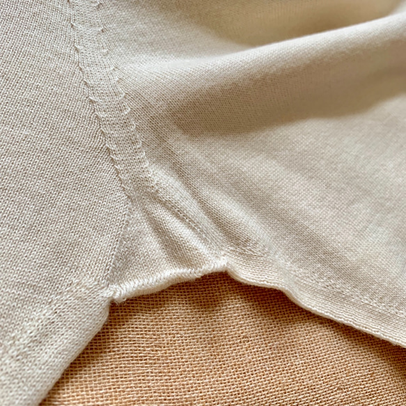 腹巻付き温かパンツ 【Organic Cotton Whole garment Knit】 7枚目の画像