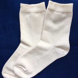 OrganicCotton Hitori 套絲棉襪和 Aran 針織襪 [犛牛灰] 第2張的照片