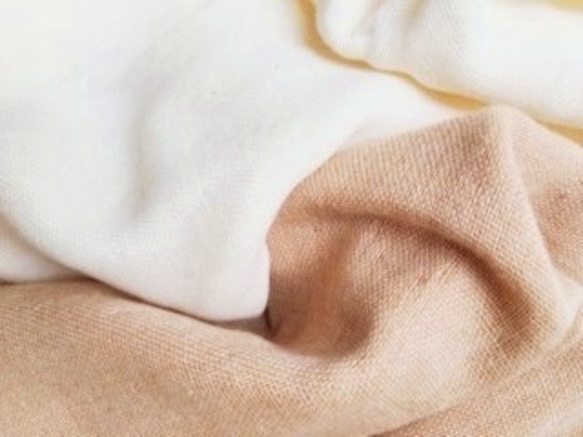 Organic Cotton 6重ガーゼ布ナプキン2枚セット（デイリーライナー） 4枚目の画像