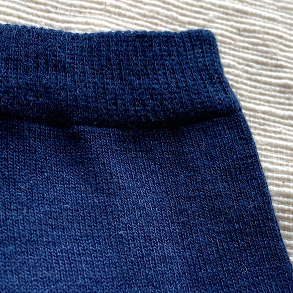 藍染シルクコットンあたためソックス【Organic Cotton＆Silk】 3枚目の画像